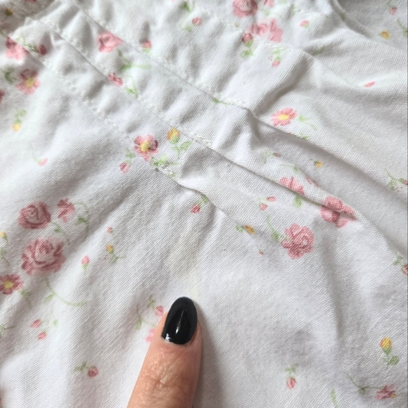 Vintage Y2K Disney Winnie the Pooh white floral cotton dress - Picture 10 of 11